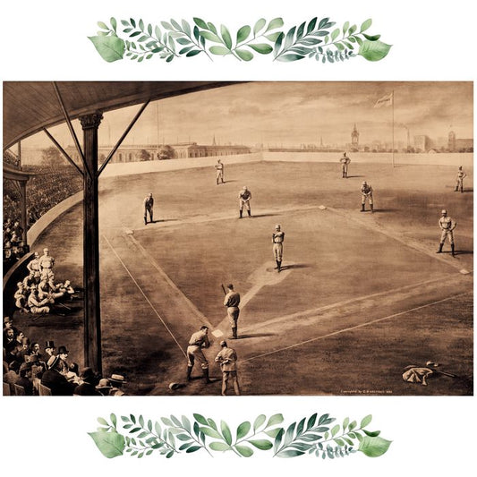 Baseball Art Print | Boston National League | Vintage Wall Art