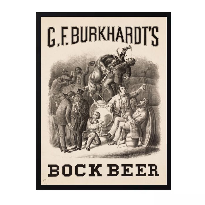 Bock Beer Ad | Advertising Art | Vintage Wall Art