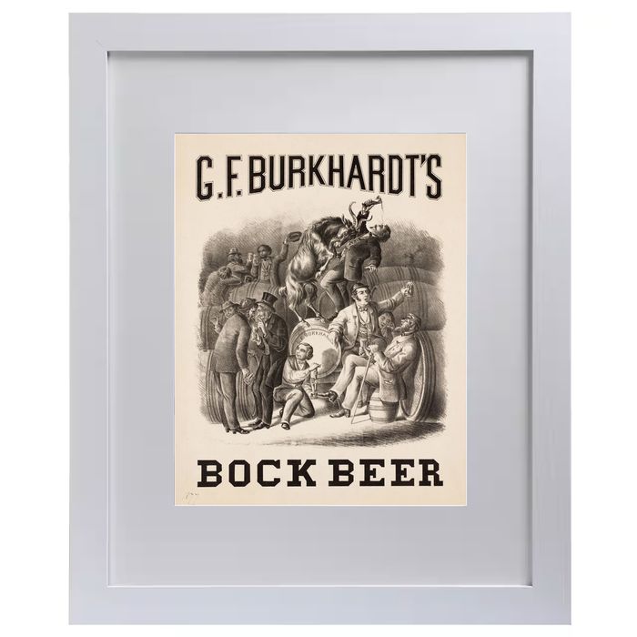 Bock Beer Ad | Advertising Art | Vintage Wall Art
