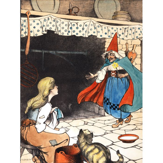 Fairy Tale Art | Cinderella | Vintage Wall Art
