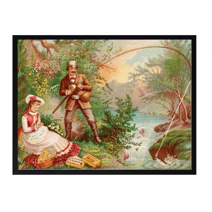 Fly Fishing | Print | Vintage Wall Art