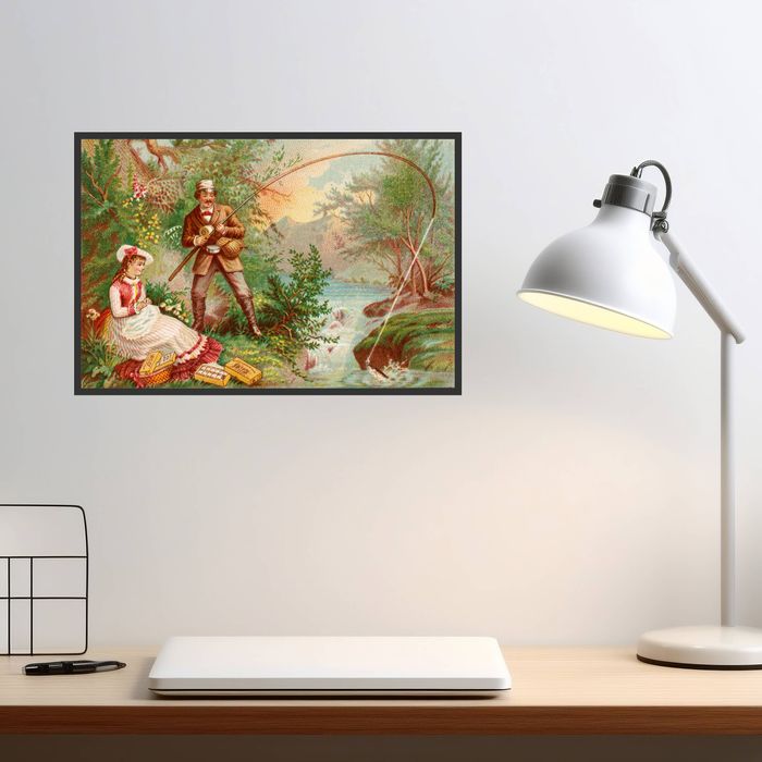 Fly Fishing | Print | Vintage Wall Art