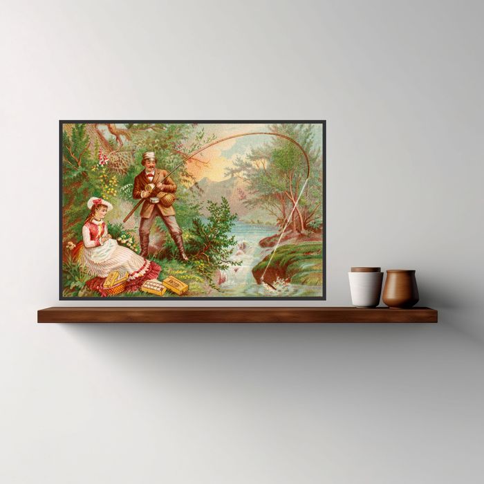 Fly Fishing | Print | Vintage Wall Art